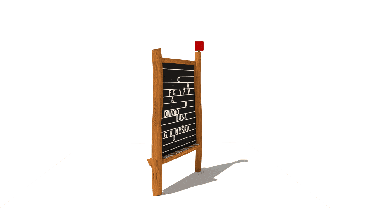 HH1D00 012 Magneticka tabule s pismeny standard 02