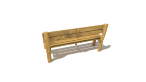 HH3D00 001 Lavicka s operkou bez podrucek akat 02