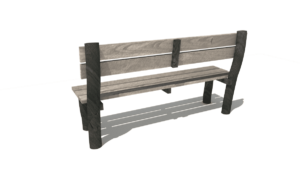 HH3D00 001 Lavicka s operkou bez podrucek ms 02