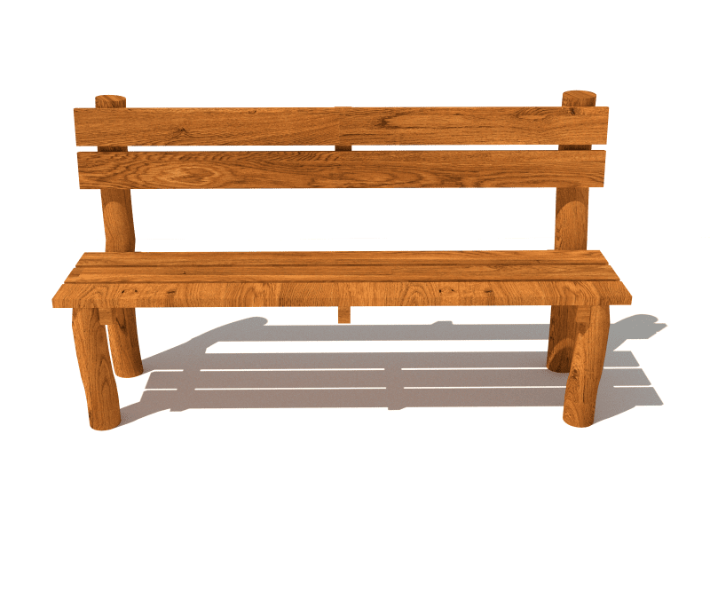 HH3D00 001 Lavicka s operkou bez podrucek standard 01