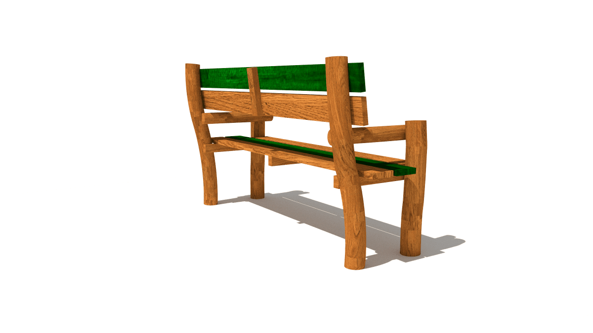 HH3D00 002 Lavicka s podruckami standard 02