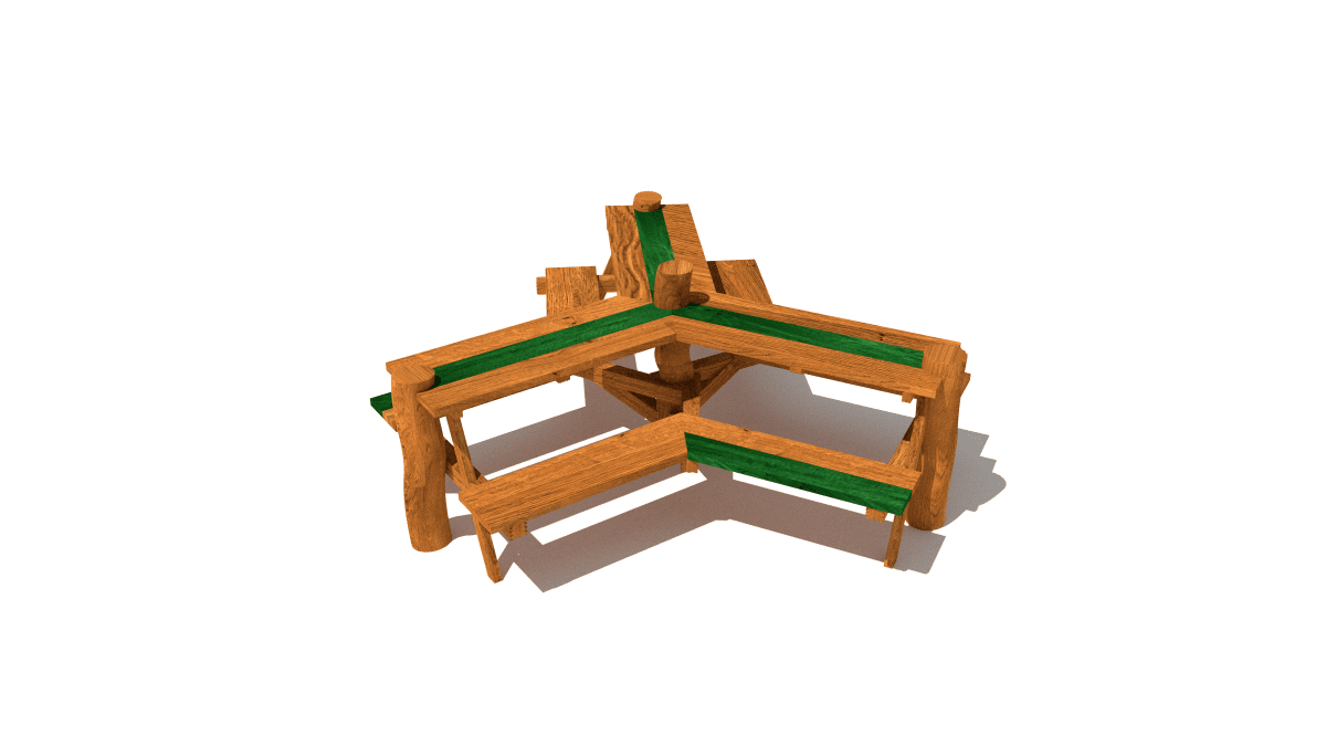 HH3D00 003 Trojramenna lavicka standard 02