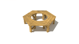 HH3D00 009 Lavicka okolo stromu akat 01