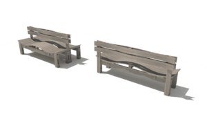 HH3D00 014 Lavice VLNKA s operadlem ms 02