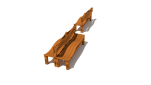 HH3D00 014 Lavice VLNKA s operadlem standard 02