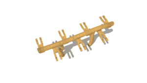 HH3G00 003 Stojan na kola VIDLE KULATE akat 02