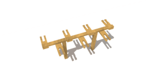 HH3G00 004 Stojan na kola VIDLE ROVNE akat 02