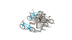 HH3G00 004 Stojan na kola VIDLE ROVNE ms 01