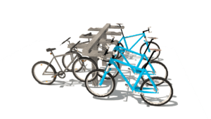 HH3G00 004 Stojan na kola VIDLE ROVNE ms 02