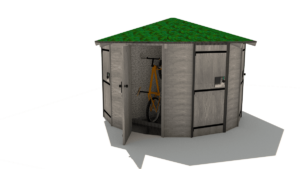 HH3G00 005 Uzamykatelny stojan na kola ms 02