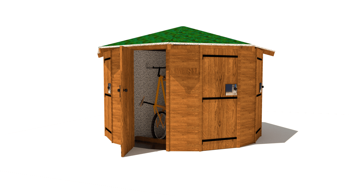 HH3G00 005 Uzamykatelny stojan na kola standard 02