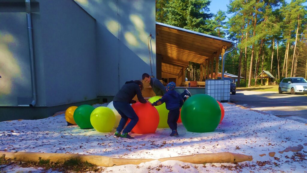 Dětské hřiště Jelly Systems v kempu Zátiší (Hamr na jezeře)