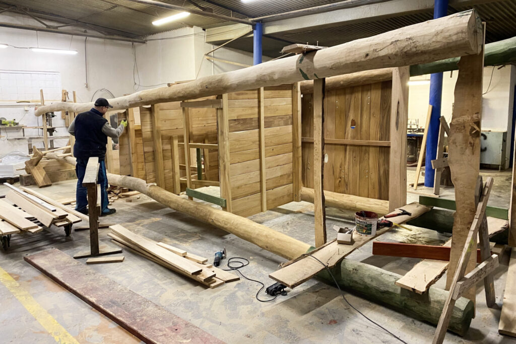 Výroba dětských hřišť od Hřiště hrou probíhá v Hnanicích u Turnova