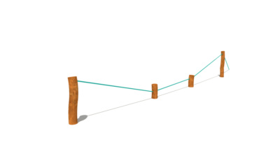 Herní prvek od firmy Hřiště hrou z Turnova, hand made. Dřevěný doplněk lanové oplocení jednoduché, vyrobené z akátového a dubového dřeva. Lanové oplocení jednoduché, vyrobené z akátového a dubového dřeva.