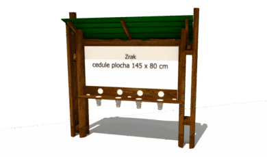Herní prvek od firmy Hřiště hrou z Turnova, hand made. Dřevěný prvek naučný informační panel zrak, vyrobený z akátového a dubového dřeva. Dřevěný prvek naučný informační panel zrak s ukázkami, vyrobený z akátového a dubového dřeva.