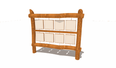 Herní prvek od firmy Hřiště hrou z Turnova, hand made. Dřevěný prvek naučný, otáčecí pexeso, vyrobené z akátového a dubového dřeva. Dřevěný prvek naučný, otáčecí pexeso, vyrobené z akátového a dubového dřeva.