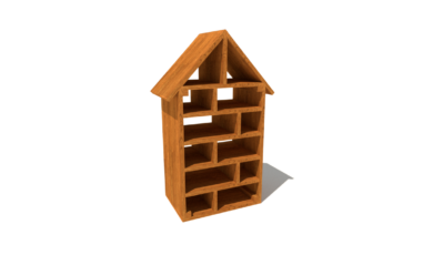 Herní prvek od firmy Hřiště hrou z Turnova, hand made. Dřevěný prvek naučný, hmyzí domeček bez výplně, vyrobený z akátového a dubového dřeva. Hmyzí domeček bez výplně, vyrobený z akátového a dubového dřeva.