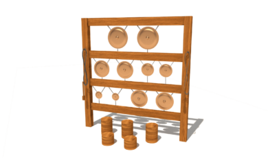 Herní prvek od firmy Hřiště hrou z Turnova, hand made. Dřevěný prvek naučný zvukový, činely se sedátky, vyrobené z akátového a dubového dřeva. Dřevěný prvek naučný zvukový, činely se sedátky, vyrobené z akátového a dubového dřeva.